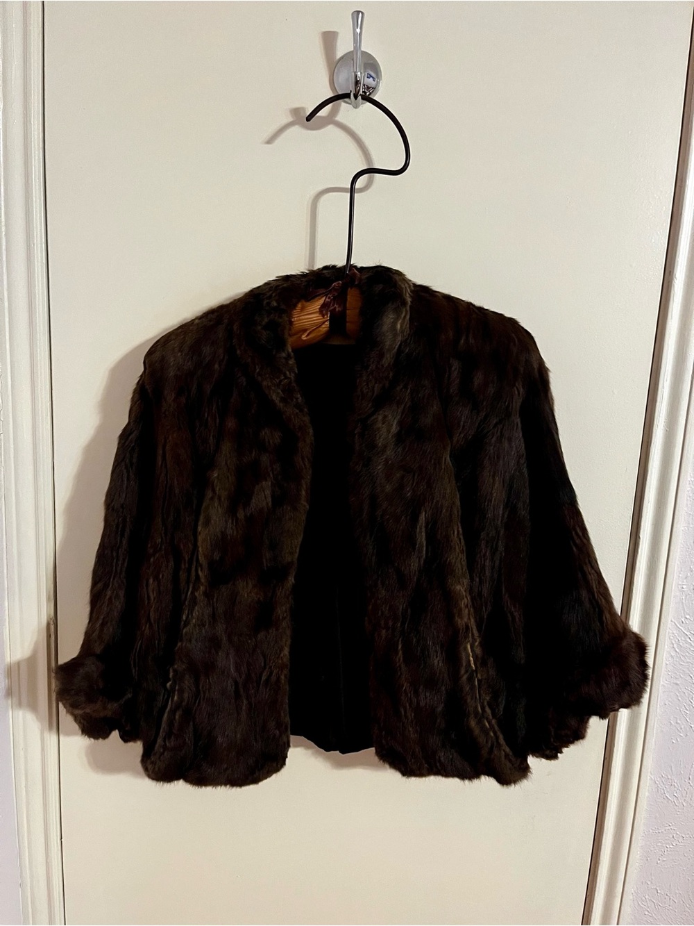 Vintage fur cape